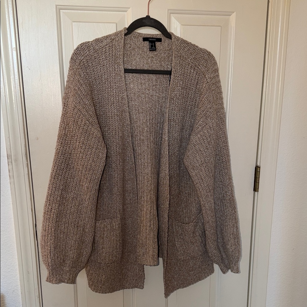 Forever 21 oatmeal cardigan